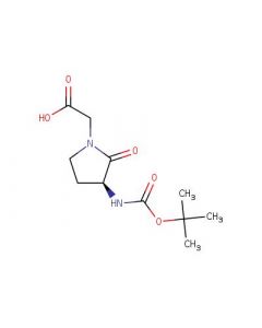 Astatech (S)-(3-N-BOC-AMINO-2-OXO-PYRROLIDIN-1-YL)-ACETIC ACID; 5G; Purity 97%; MDL-MFCD02684392